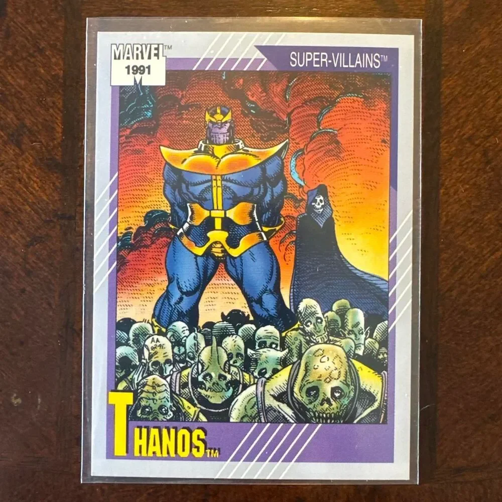 Vintage 1991 Marvel Thanos Trading Card #85